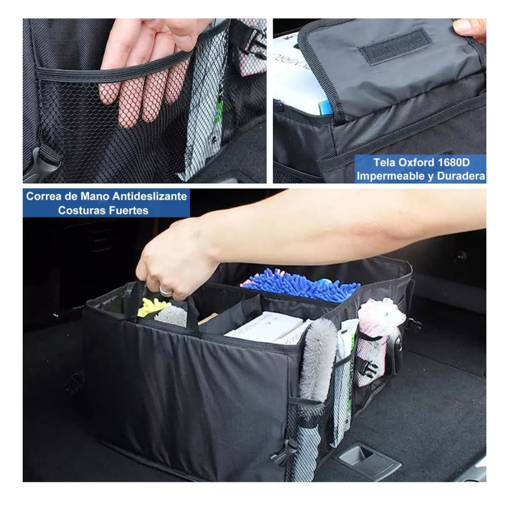 Foto 5 pulgar | Organizador Cajuela Interior Plegable Impermeable Automóvil Belug,  Negro