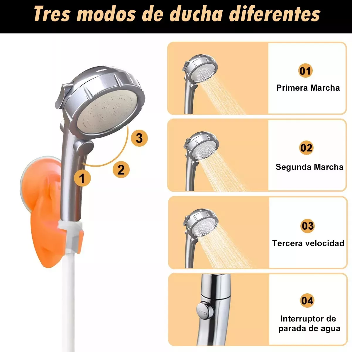 Foto 4 pulgar | Ducha Recargable Portátil Bomba para Acampar Al Aire Libre Eo Safe Imports Esi-14803 Plata