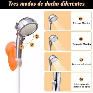 Foto 3 | Ducha Recargable Portátil Bomba para Acampar Al Aire Libre Eo Safe Imports Esi-14803 Plata