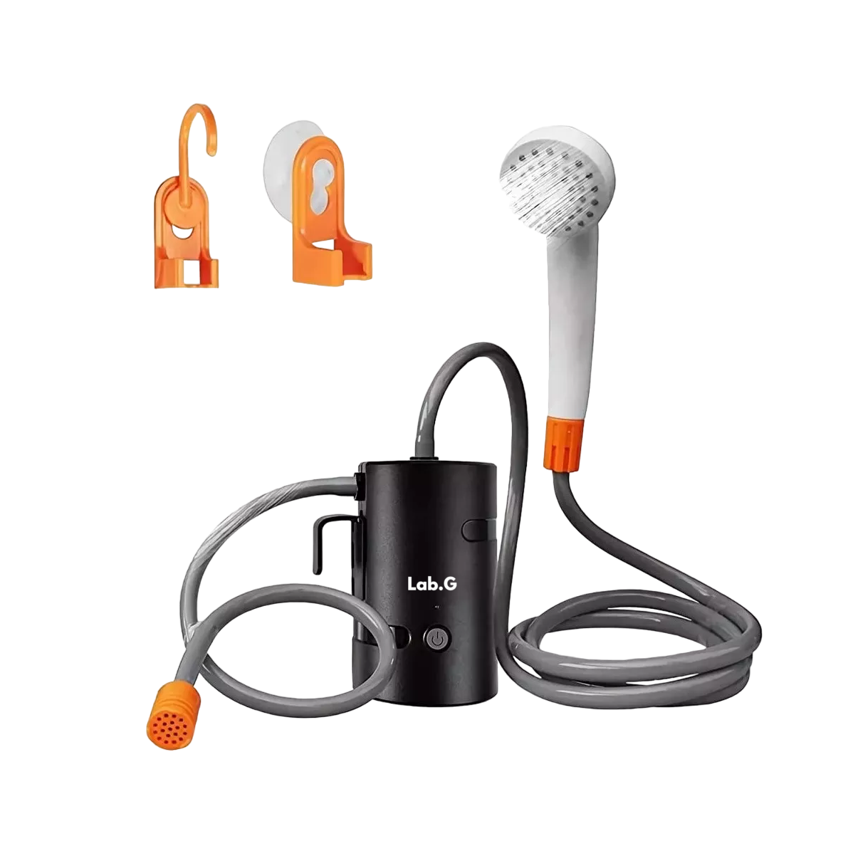 Foto 2 pulgar | Ducha Portátil Eléctrica Recargable Con Bomba Lab.g Para Camping Negro/blanco/naranja