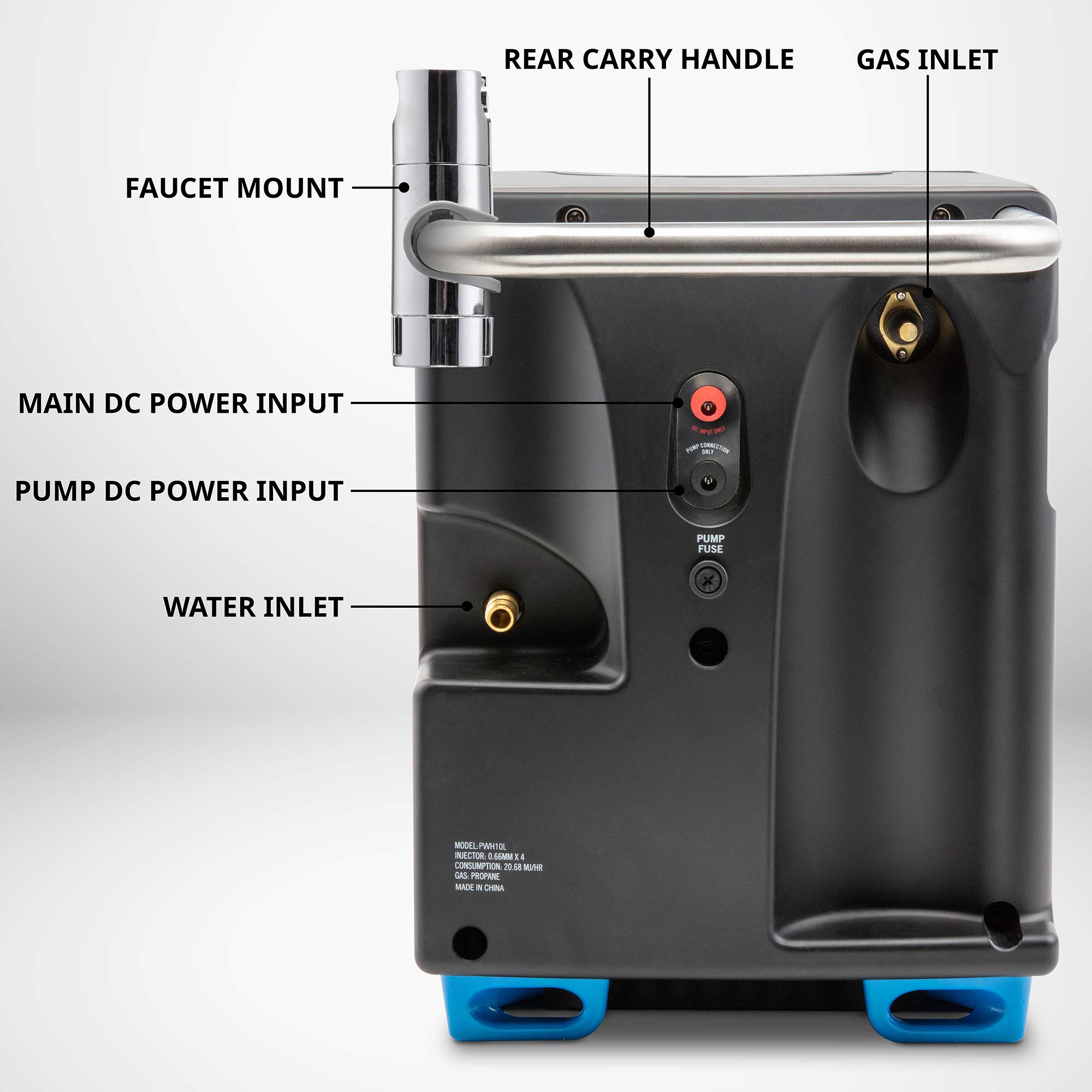 Foto 6 | Calentador De Agua De Propano Portátil Y Bomba De Ducha Hike Crew - Venta Internacional.