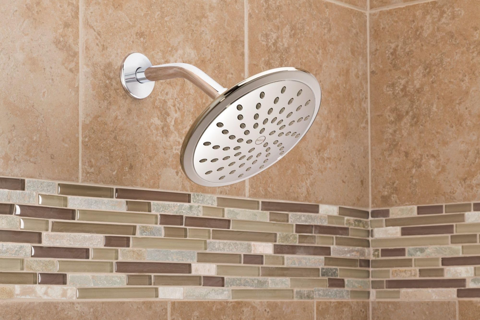 Foto 4 pulgar | Cabezal De Ducha Moen Chrome Para Baño Con Efecto Lluvia Fijo De 8 Pulgadas De Ancho, 6345 - Venta Internacional.
