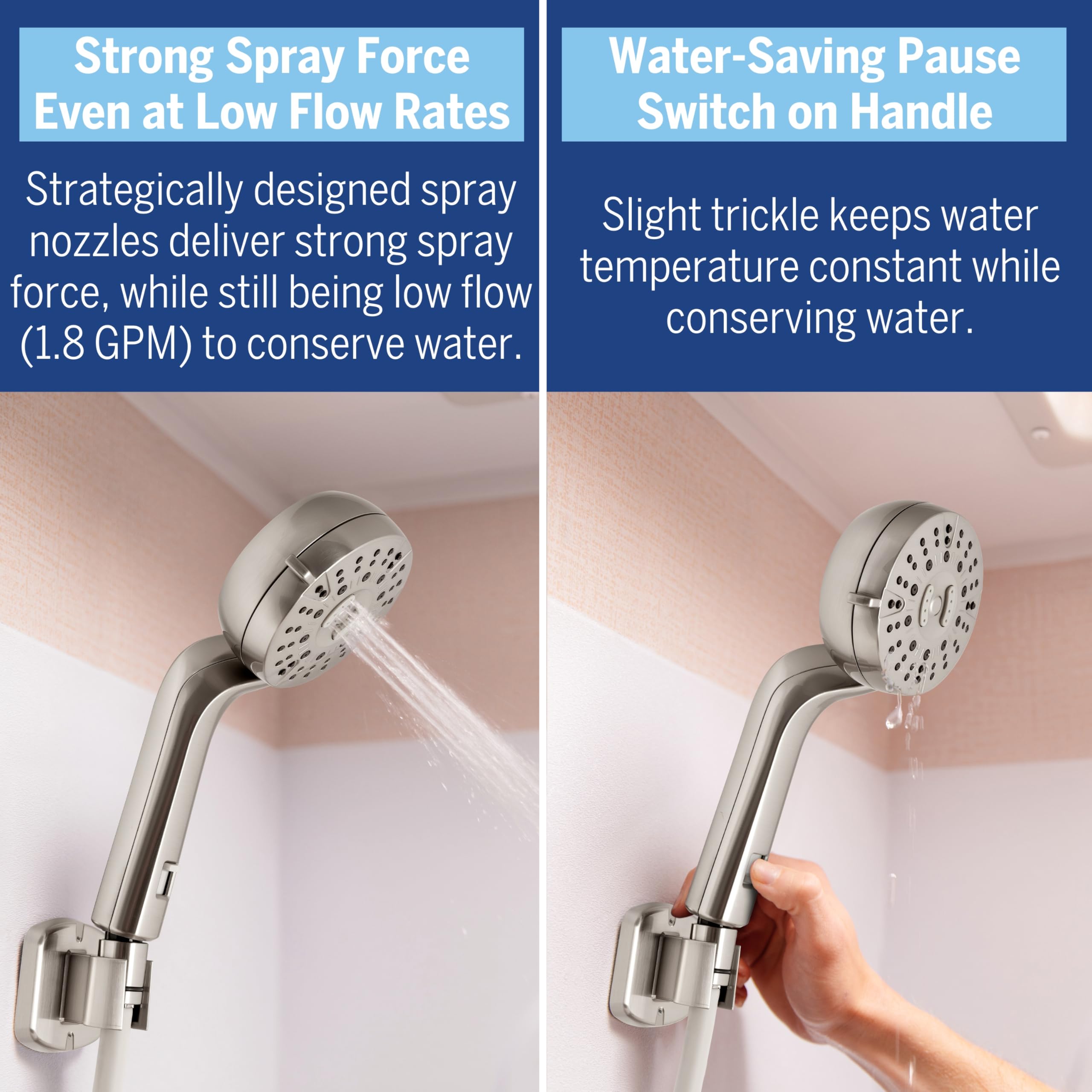 Foto 6 pulgar | Cabezal De Ducha Waterpik Transform Pivoting Rv Con Manguera De 5 Modos - Venta Internacional.