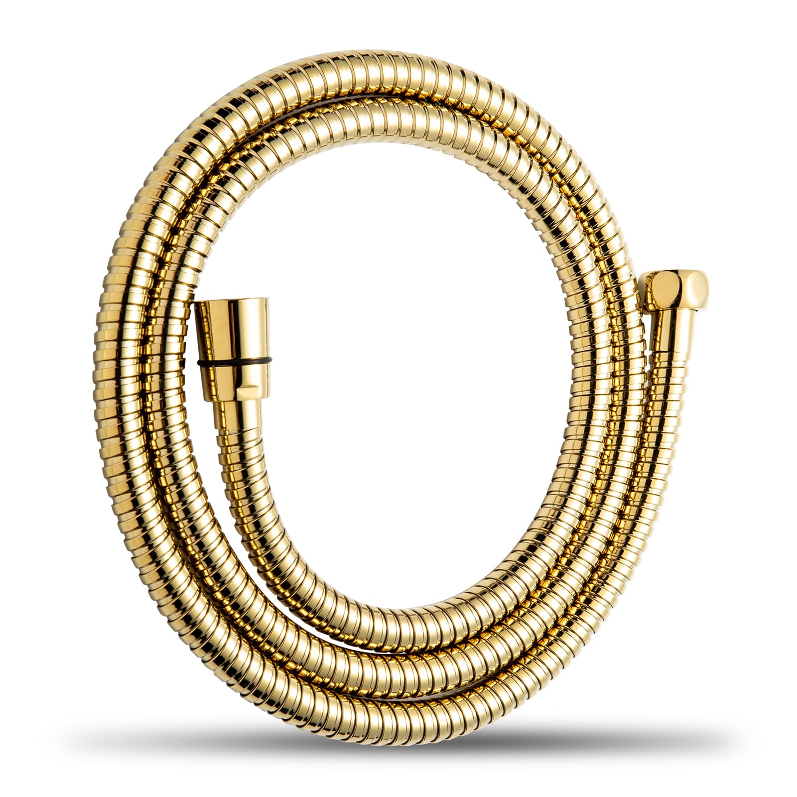 Manguera De Ducha Offo De Acero Inoxidable Sin Torceduras  1 5 M  Color Dorado - Venta Internacional.