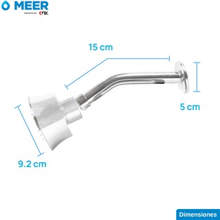 Foto 5 | Regadera Meer Cnx de Acero Inoxidable