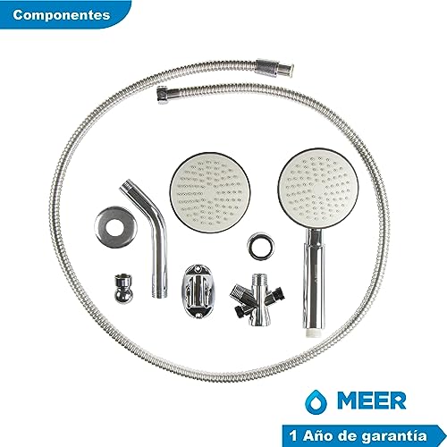 Foto 2 | Regaderas para Baño Meer-cnx Fija y de Teléfono Inoxidable