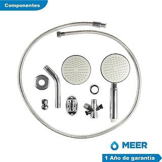 Foto 2 | Regaderas para Baño Meer-cnx Fija y de Teléfono Inoxidable
