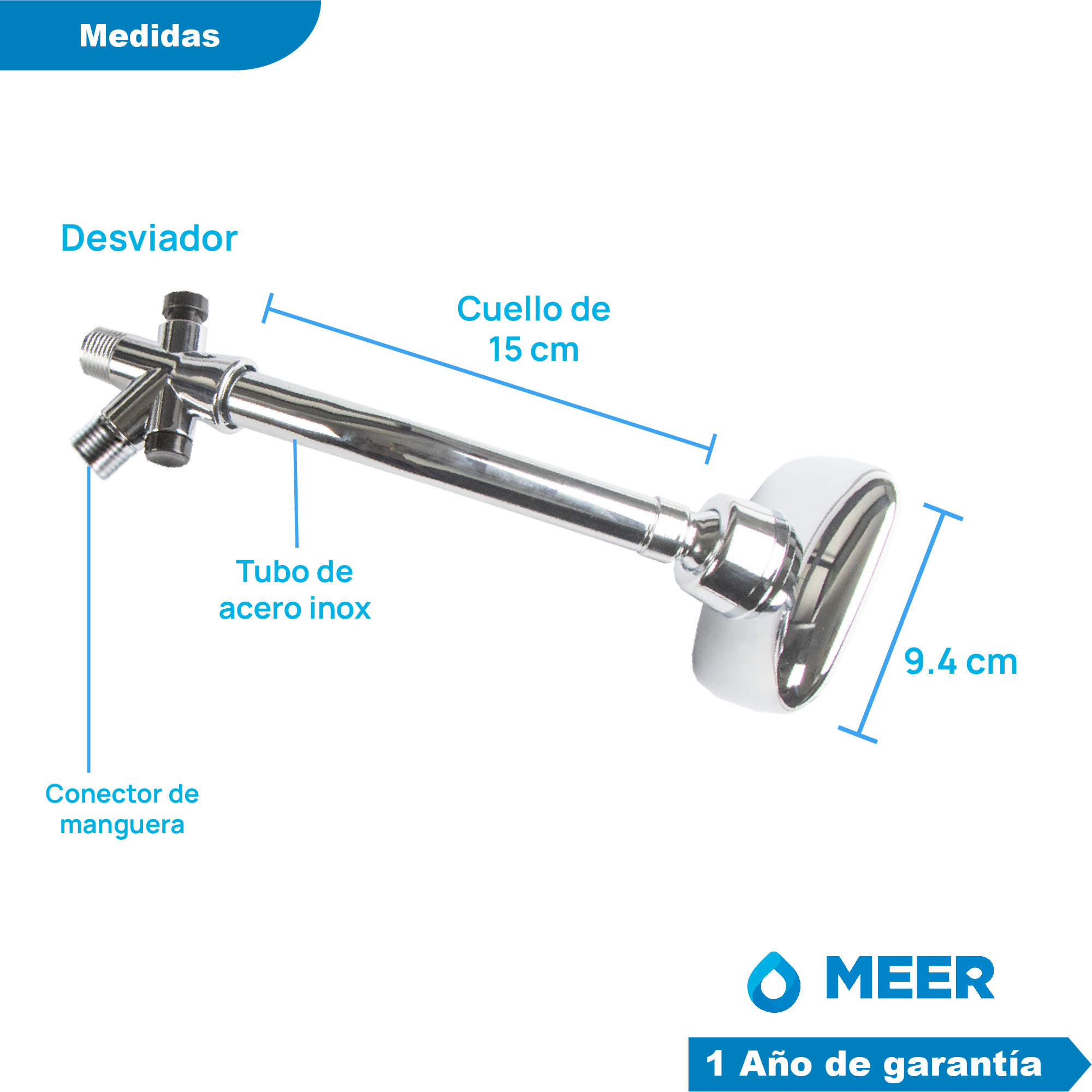 Foto 5 pulgar | Regadera Teléfono Meer Faucets By Cnx