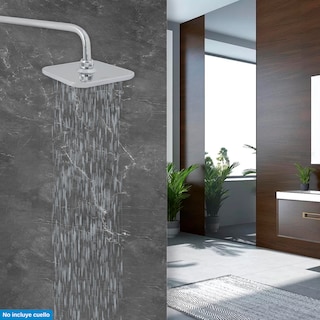 Foto 2 | Cabezal de Ducha de Lluvi Meer Faucets By CNS Cuadrada de ABS Cromado 20 cm x 20 cm 8''