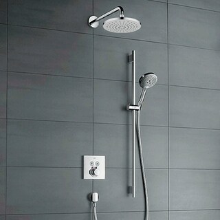 Foto 2 | Regadera Redonda de 20 cm de Abs Meer Faucets By Cnx Cromado