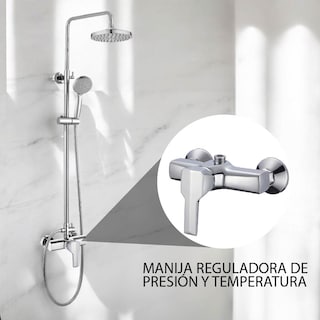 Foto 3 | Regadera para Ducha Ilios Innova Fa-16102-st Plateado Resistente Al Óxido