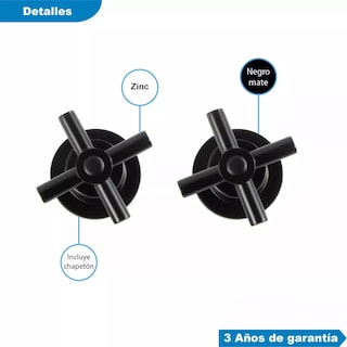 Foto 5 | Regadera con Manerales y Resumidero Repar Negro