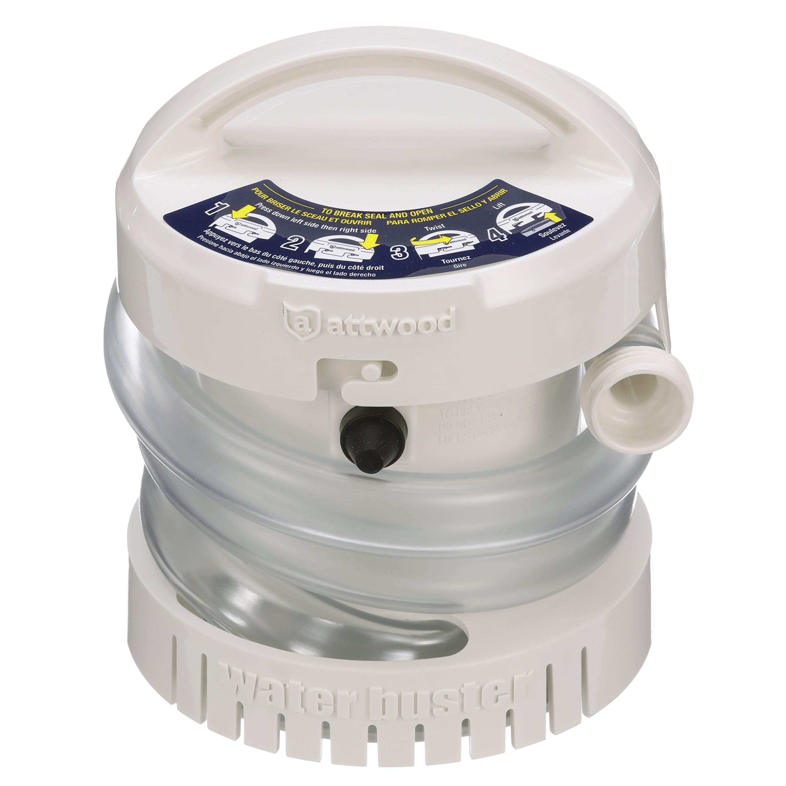 Bomba Portátil Attwood Waterbuster  4140-4 Batería 200l/h - Venta Internacional.
