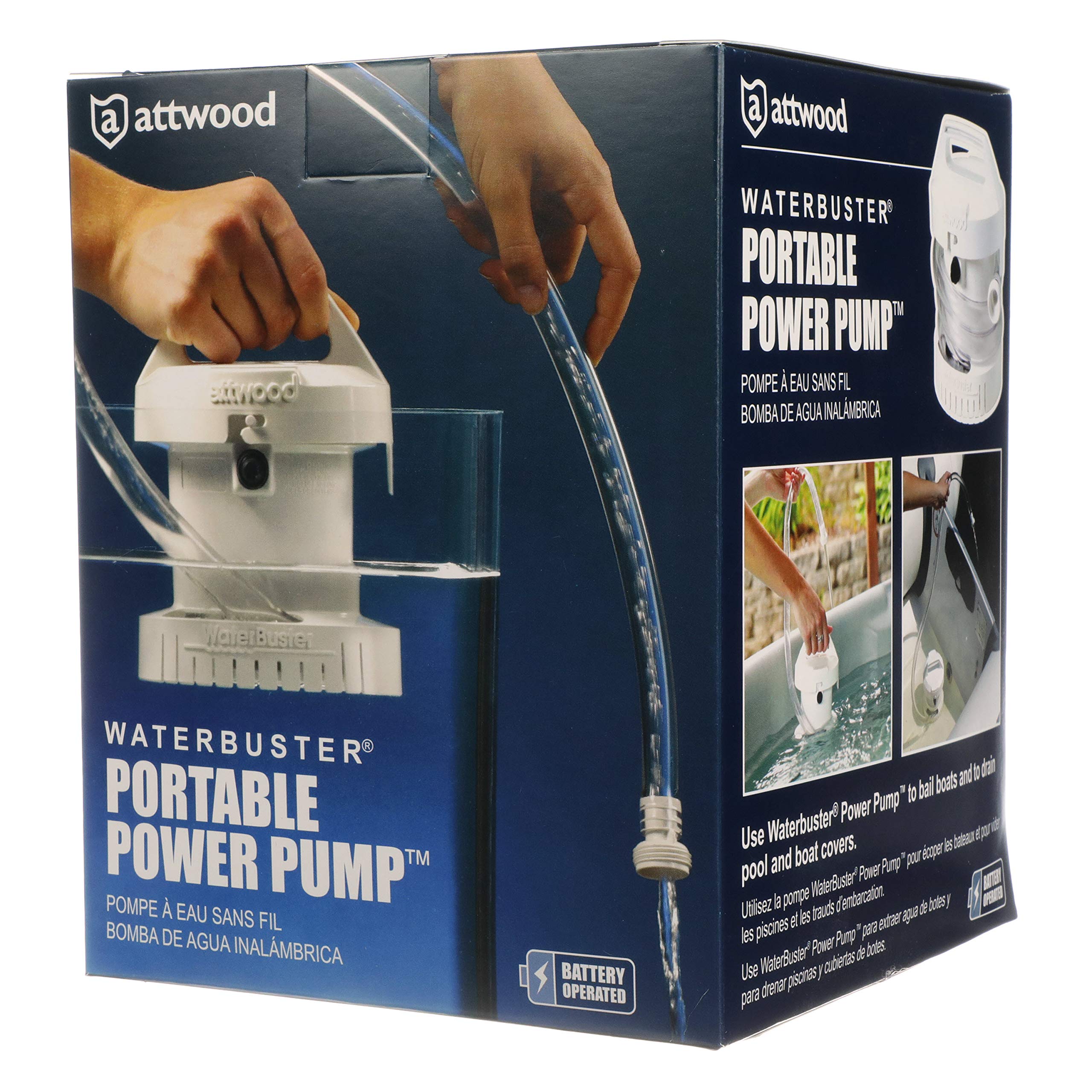 Foto 7 | Bomba Portátil Attwood Waterbuster  4140-4 Batería 200l/h - Venta Internacional.