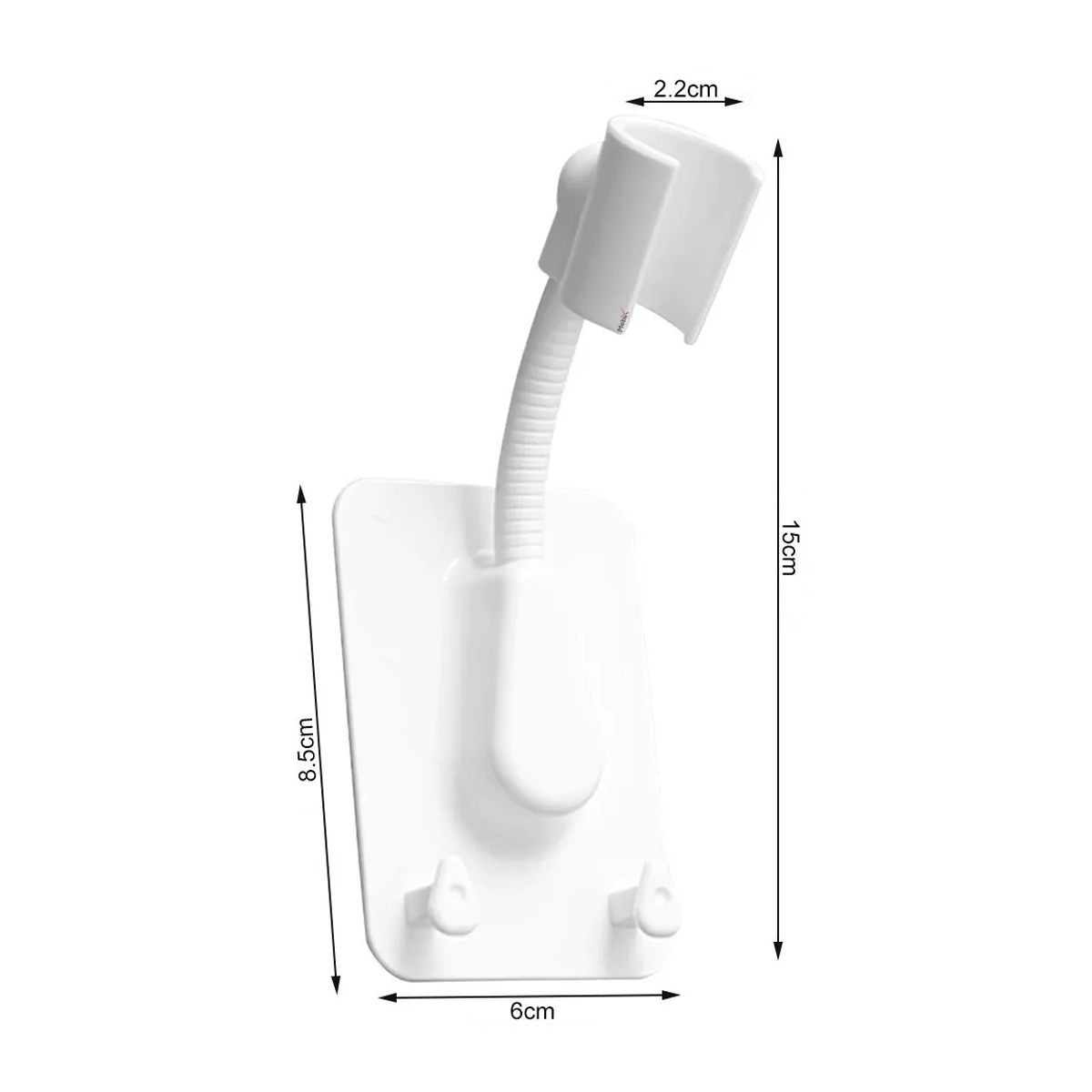 Foto 4 pulgar | Soporte Ajustable Giratorio 360° Para Cabezal De Ducha