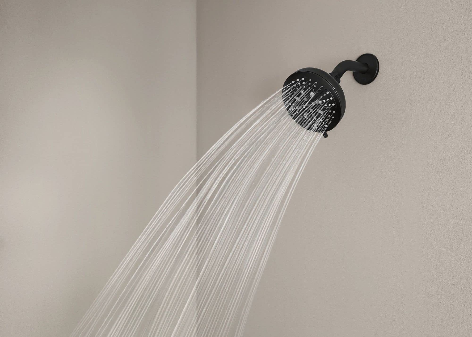Foto 6 | Cabezal De Ducha Moen Hydro Energetix De Ocho Funciones, 5 Cm, Negro Mate - Venta Internacional.