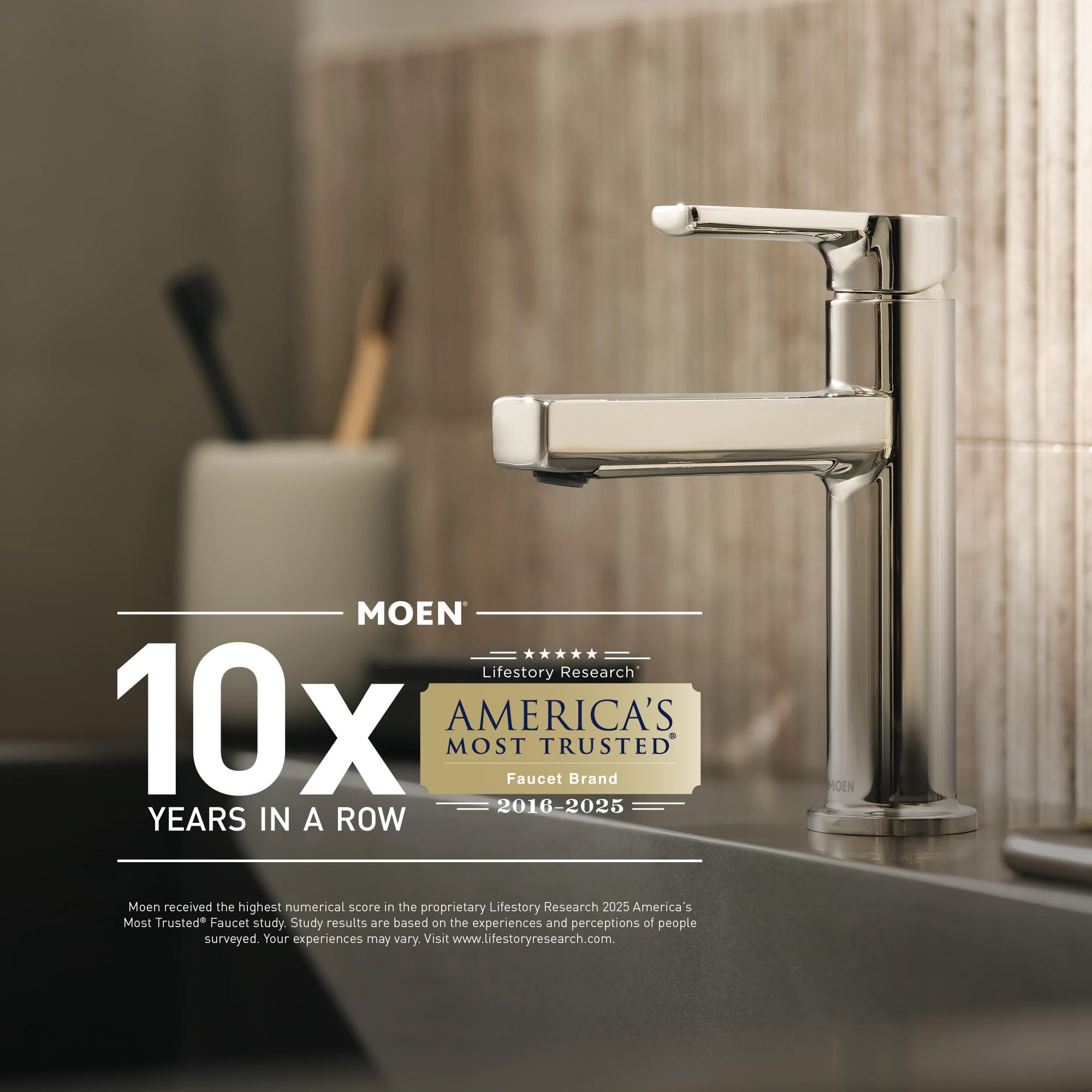 Foto 4 | Kit De Molduras De Ducha Moen Commercial M-dura Classic De Níquel Cepillado - Venta Internacional.