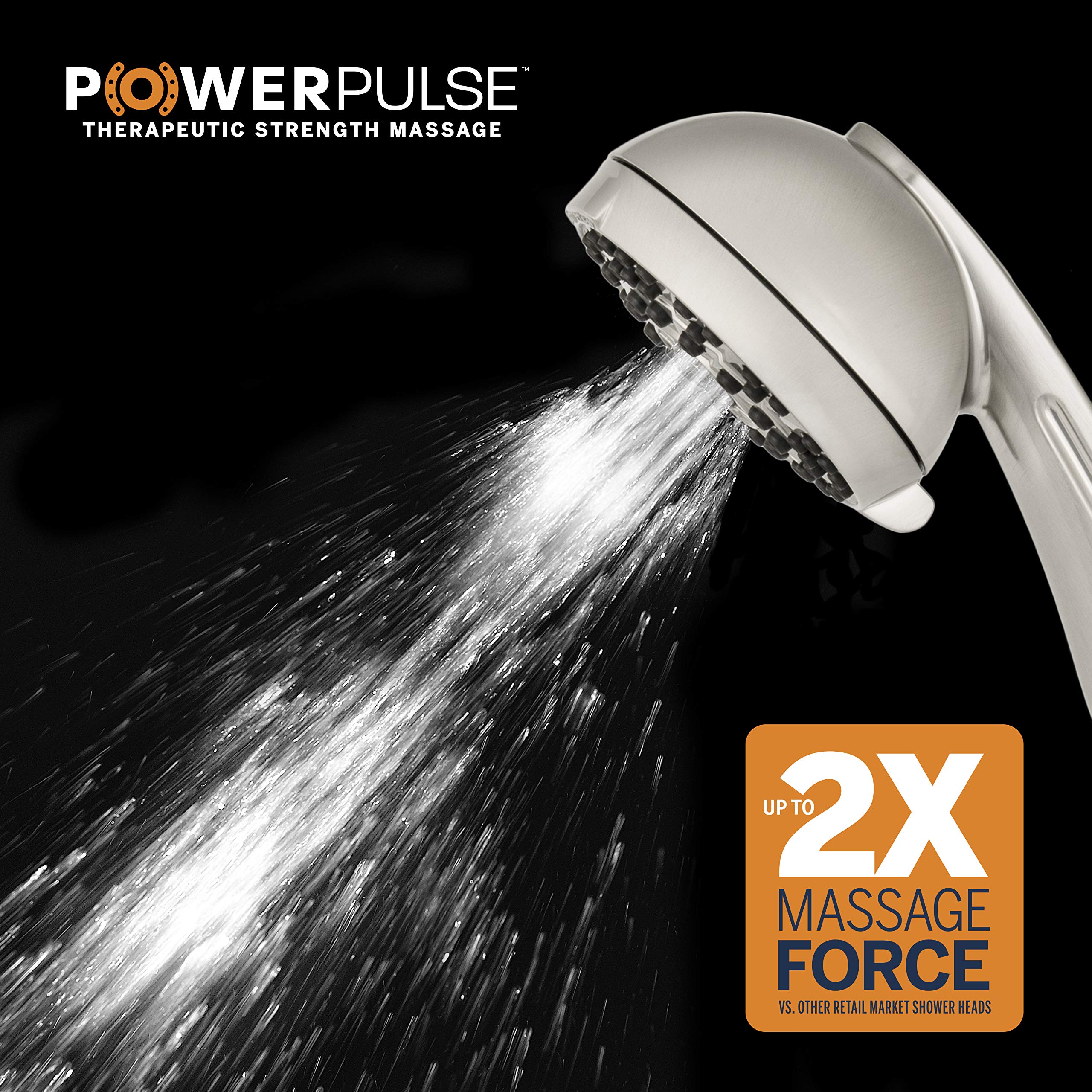 Foto 3 pulgar | Cabezal De Ducha Portátil De Alta Presión Waterpik Powerpulse 6 Mode - Venta Internacional.