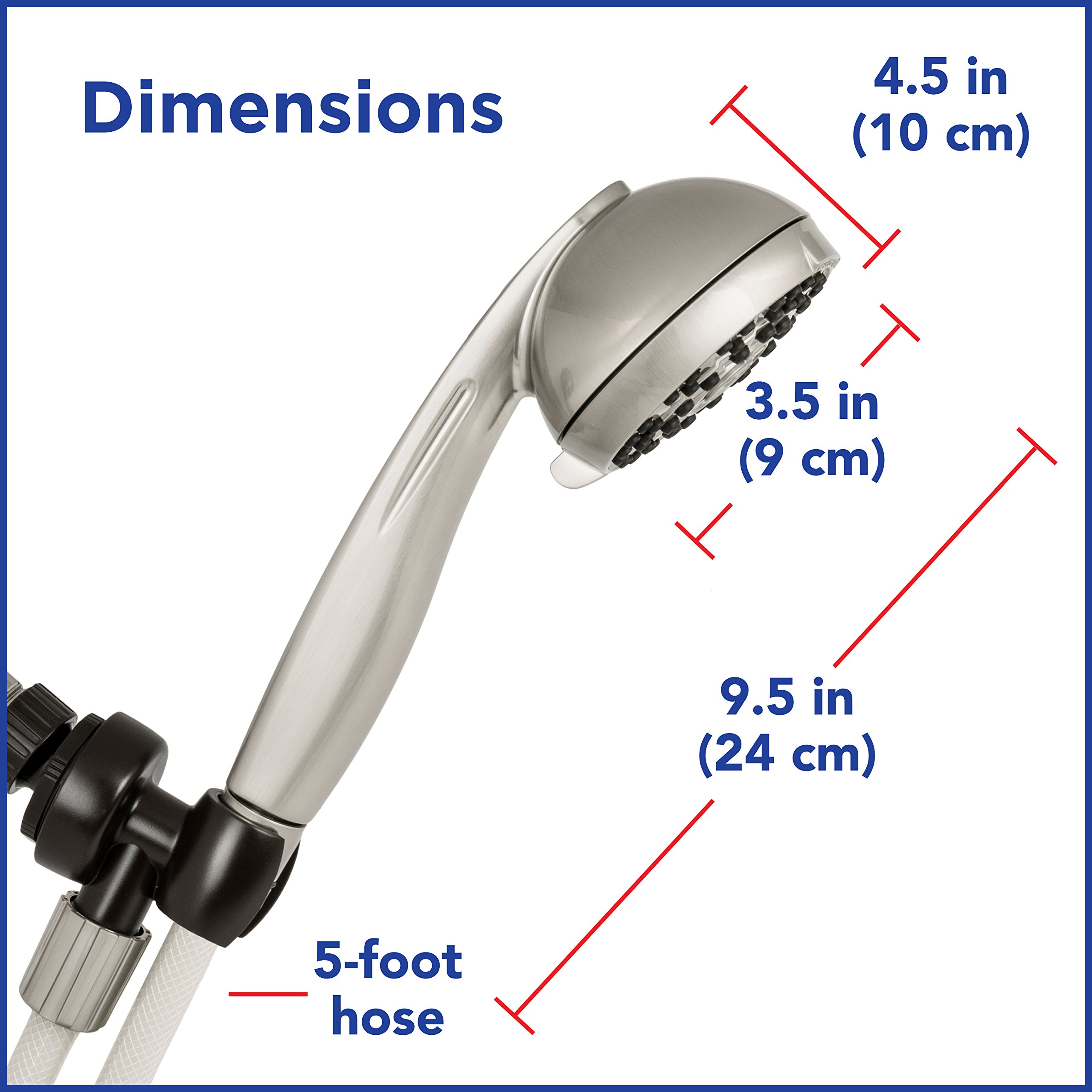 Foto 5 pulgar | Cabezal De Ducha Portátil De Alta Presión Waterpik Powerpulse 6 Mode - Venta Internacional.