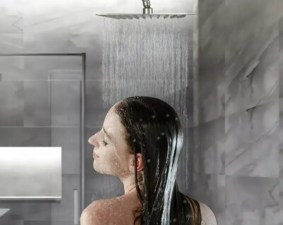 Foto 4 | Regadera Xtellar De Lujo Cuadrada 20 Cm En Acero Inoxidable, Con Diseño Moderno Y Acabado Cromado Brillante