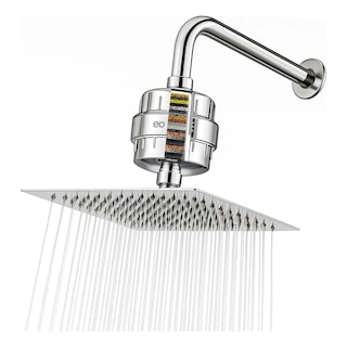 Foto 2 | Cabezal De Ducha Regadera Con Filtro Ducha 20 Etapas Eo Safe Imports Esi-20284 Plata