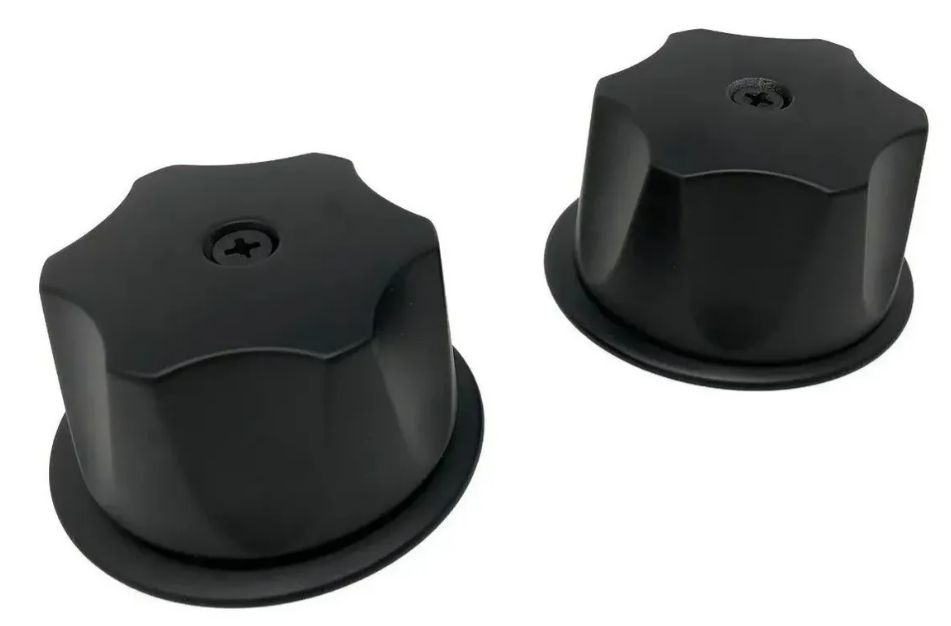 Juego Xtellar De Manerales Con Chapeton Acero Inox. Negro Mate