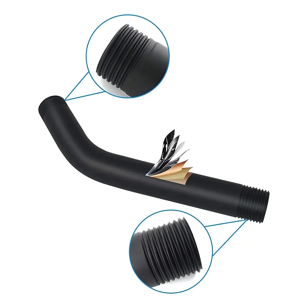 Foto 4 pulgar | Cabezal Ducha Regadera Para Baño Redonda Eo Safe Imports Esi-20282 Negro