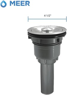 Foto 2 | Cnx Meer Faucets | Contra Canasta Para Desagüe De Materiales Resistentes Con Extensión De Tubo Para Fregadero