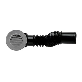 Foto 3 | Céspol Para Lavabo U Ovalín, Color Negro, Con Rejilla Cubierta De Acero Inoxidable, Bote Chico, Extensión Flexible