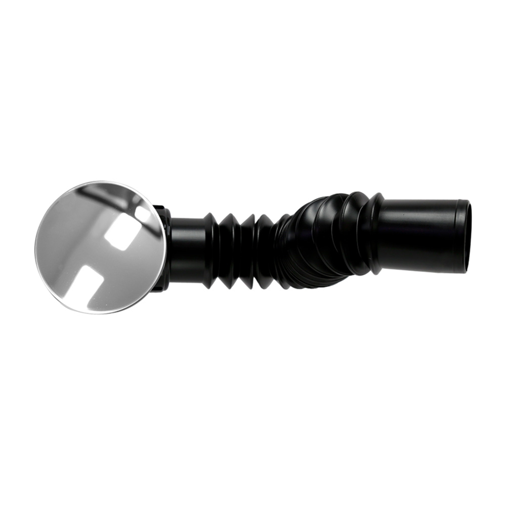 Foto 3 | Céspol Para Lavabo U Ovalín, Color Negro, Sistema Push, Bote Chico, Extensión Flexible De 25 Cm. Con Check Anti-olores