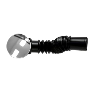 Foto 3 | Céspol Para Lavabo U Ovalín, Color Negro, Sistema Push, Bote Chico, Extensión Flexible De 25 Cm. Con Check Anti-olores