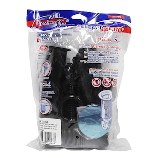 Foto 4 | Céspol Para Lavabo U Ovalín, Color Negro, Sistema Push, Bote Chico, Extensión Flexible De 25 Cm. Con Check Anti-olores