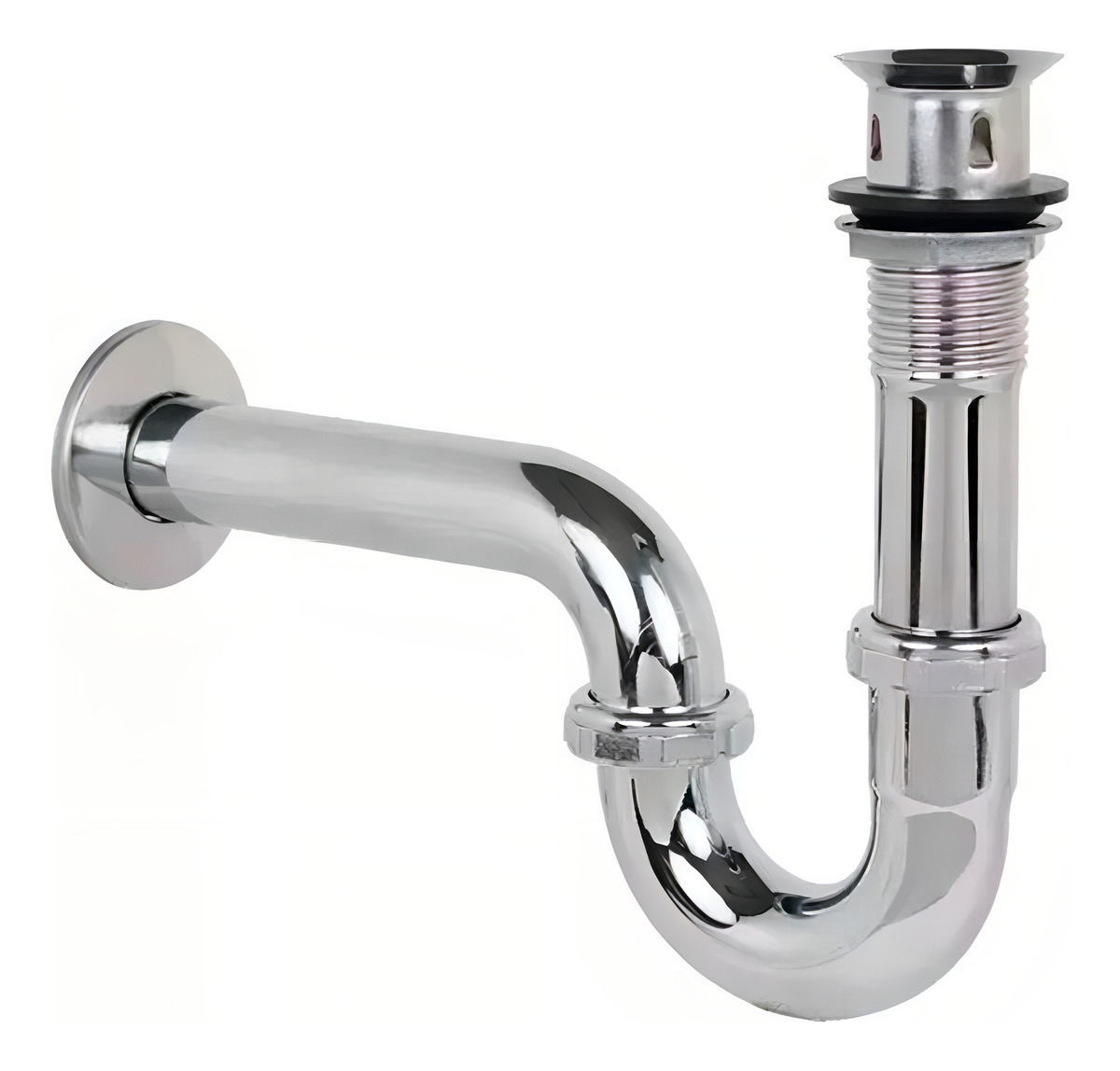 Cespol Para Lavabo Acero Inoxidable  Acabado Cromo