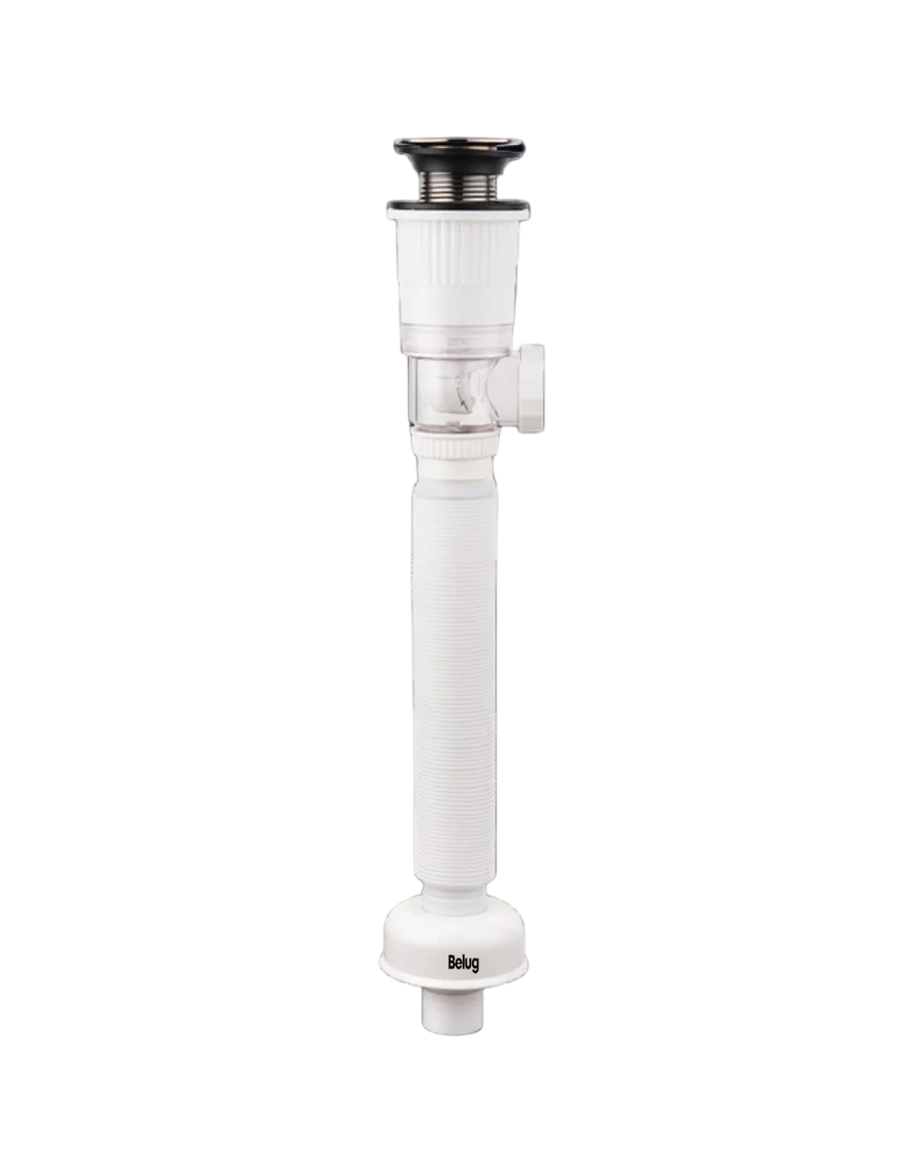 Cespol Con Sistema Anti Olores Y Botón Push Para Lavabo 1 Pzs Blanco