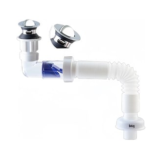 Foto 3 | Cespol Con Sistema Anti Olores Y Botón Push Para Lavabo 1 Pzs Blanco