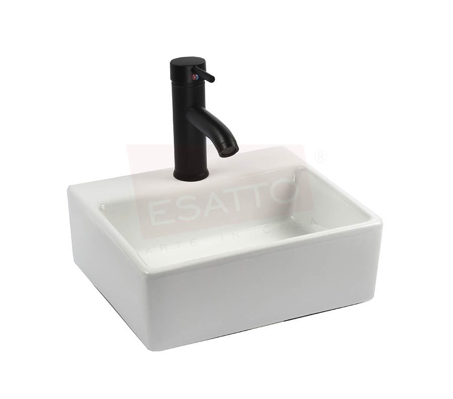 Esatto  Kit Luft N Paquete Con Lavabo Llave Negra Y Desagües $2,199