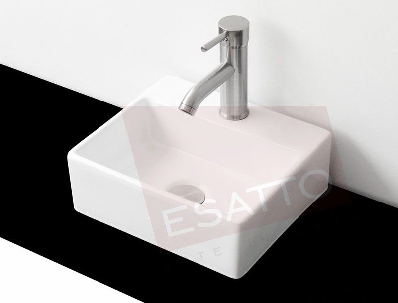 Foto 2 pulgar | Esatto   Econokit Luft Satin Paquete De Lavabo Llave Y Desagües