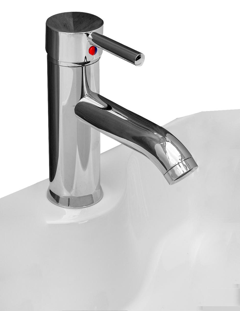 Foto 3 | Lavabo Ovalin Mindejal Ova-02 Blanco Ceramico + Llave