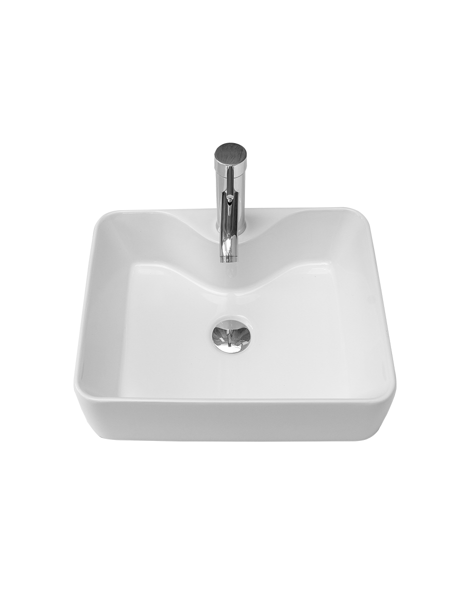 Foto 5 | Lavabo Ovalin Mindejal Ova-02 Blanco Ceramico + Llave
