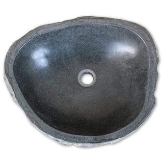 Foto 1 | Lavabo Vidaxl River Stone De Forma Ovalada - Venta Internacional.