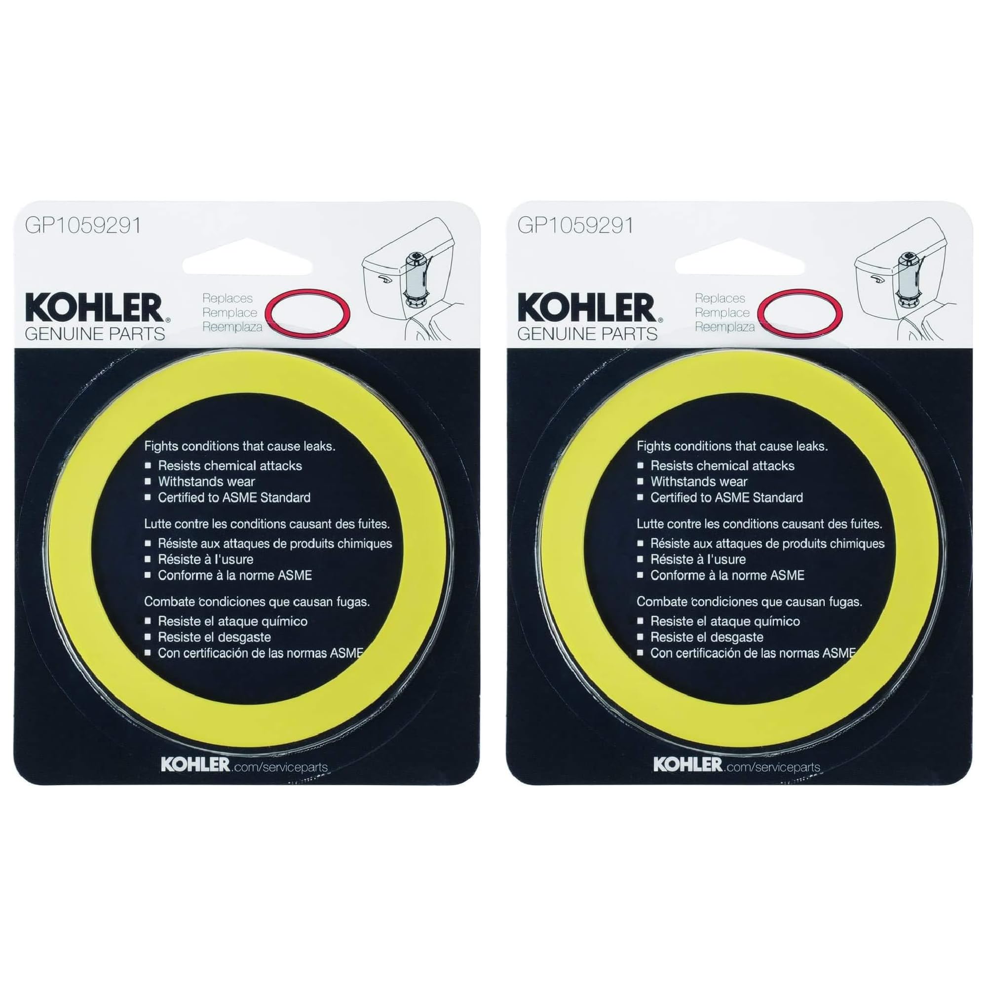 Foto 1 | Pieza De Repuesto Gp1059291 De Kohler, Sello De Lata, Original (paquete De 2) - Venta Internacional.