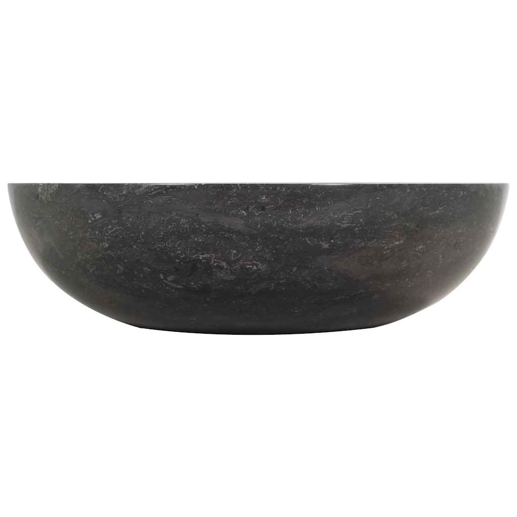 Foto 8 pulgar | Lavabo De Baño Vidaxl Sobre Encimera De Mármol Negro Ø40x12 Cm - Venta Internacional.