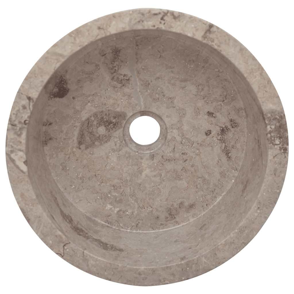 Foto 7 pulgar | Lavabo De Baño Vidaxl Hecho A Mano En Mármol Gris 40 Cm X 15 Cm - Venta Internacional.