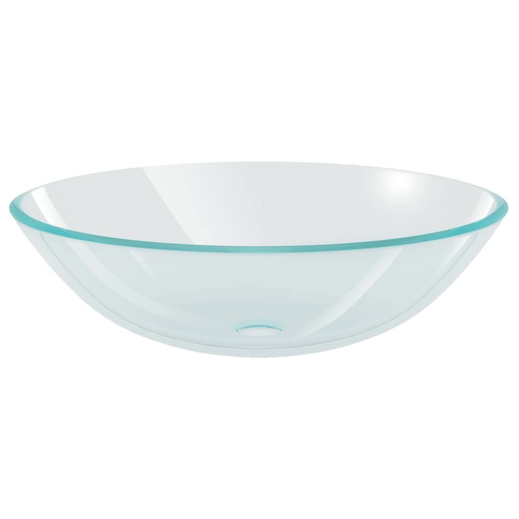 Lavabo Vidaxl De Cristal Templado Transparente De 16 5 Cm De Diámetro - Venta Internacional.