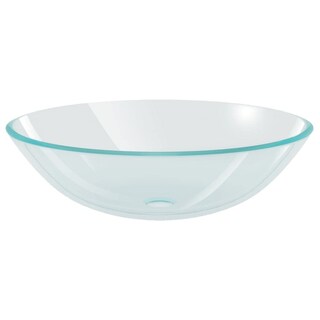 Foto 1 | Lavabo Vidaxl De Cristal Templado Transparente De 16 5 Cm De Diámetro - Venta Internacional.