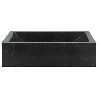 Foto 5 | Lavabo Vidaxl Lavabo De Baño Montado En El Suelo Mármol Negro - Venta Internacional.