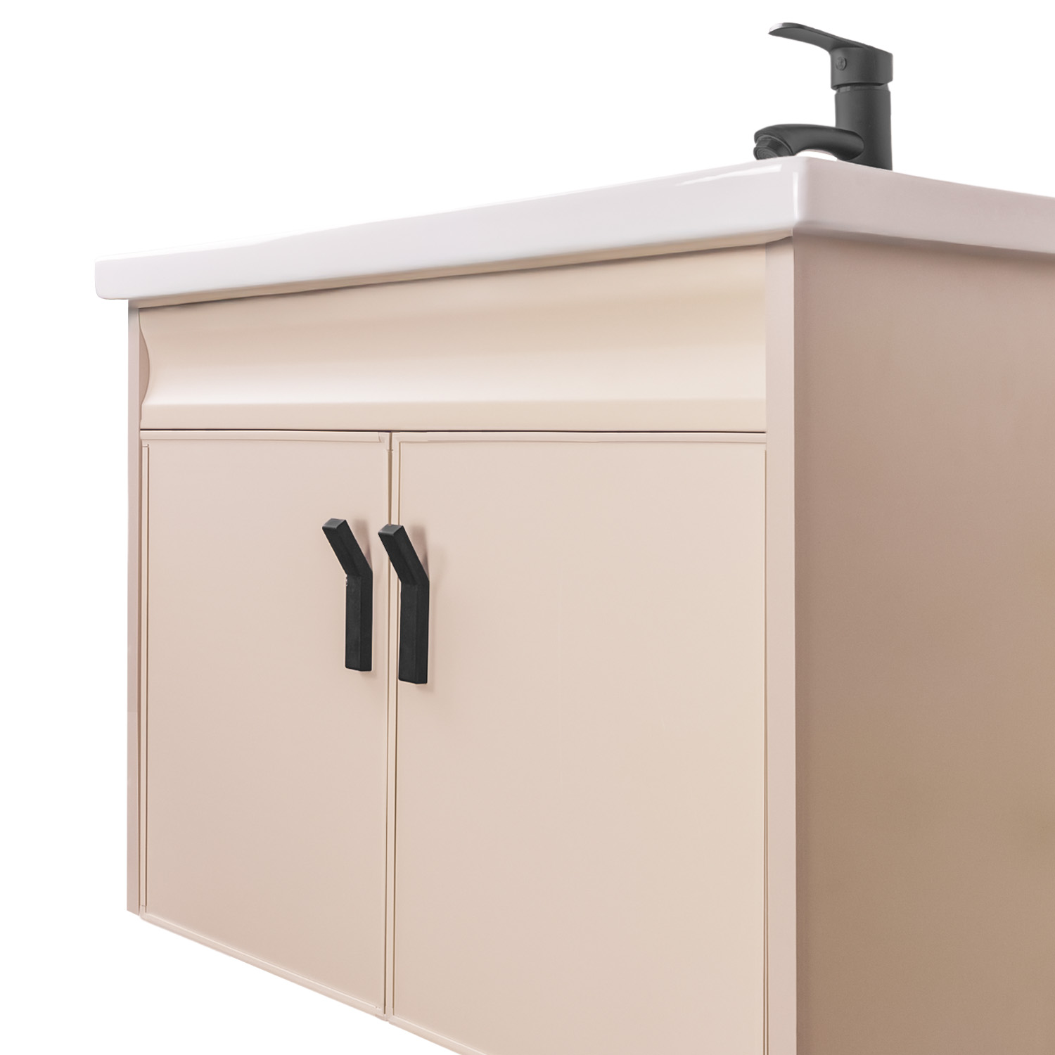 Foto 4 pulgar | Gabinete Para Baño Nevada Con Espejo, Lavabo De Cerámica Y Grifería