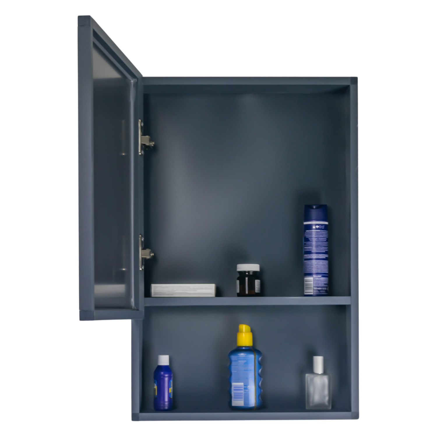 Foto 9 pulgar | Set De Mueble Para Baño Con Espejo Y Grifería Atlantic Azul