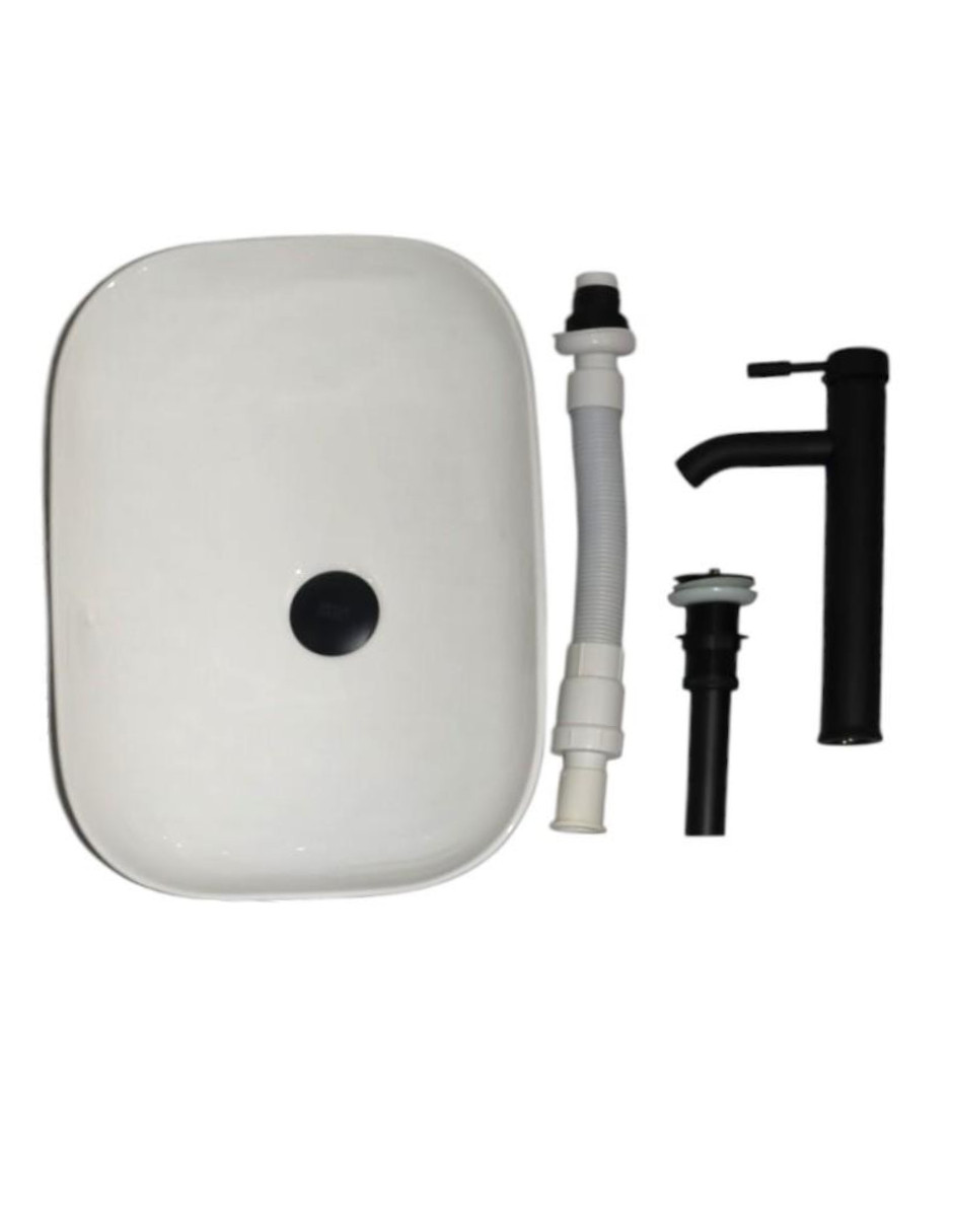 Foto 5 pulgar | Kit Lavabo Ovalin Kiran Con Accesorios