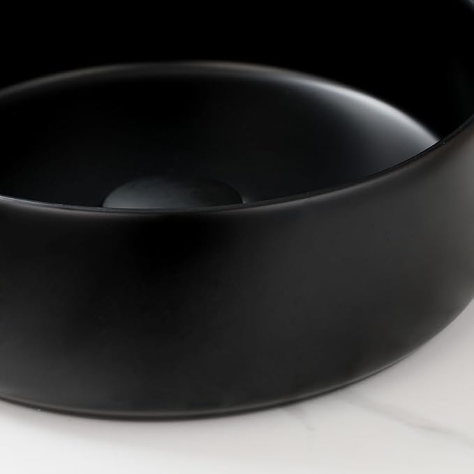 Foto 6 pulgar | Kit Lavabo Ovalin Amaia Negro Mate Con Accesorios